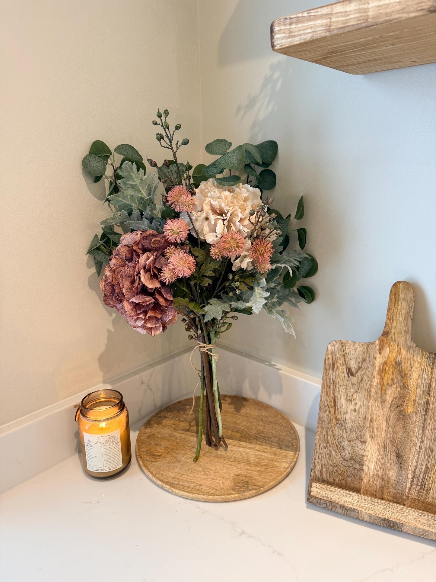 Ava – Handmade Luxury Silk Autumn Floral Bouquet Arrangement