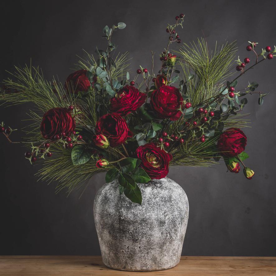 Aged Stone Luxury Vase
