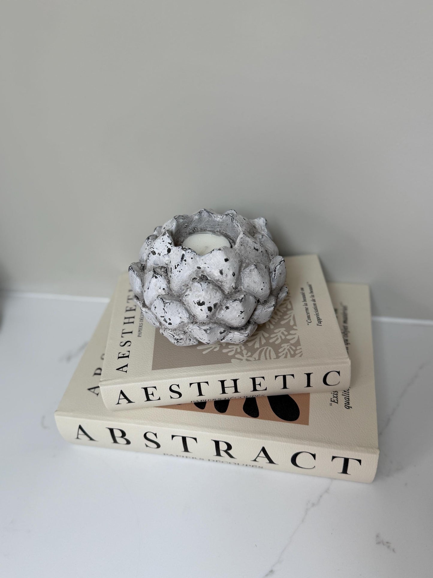 Rustic Acorn Tealight Candle Holder