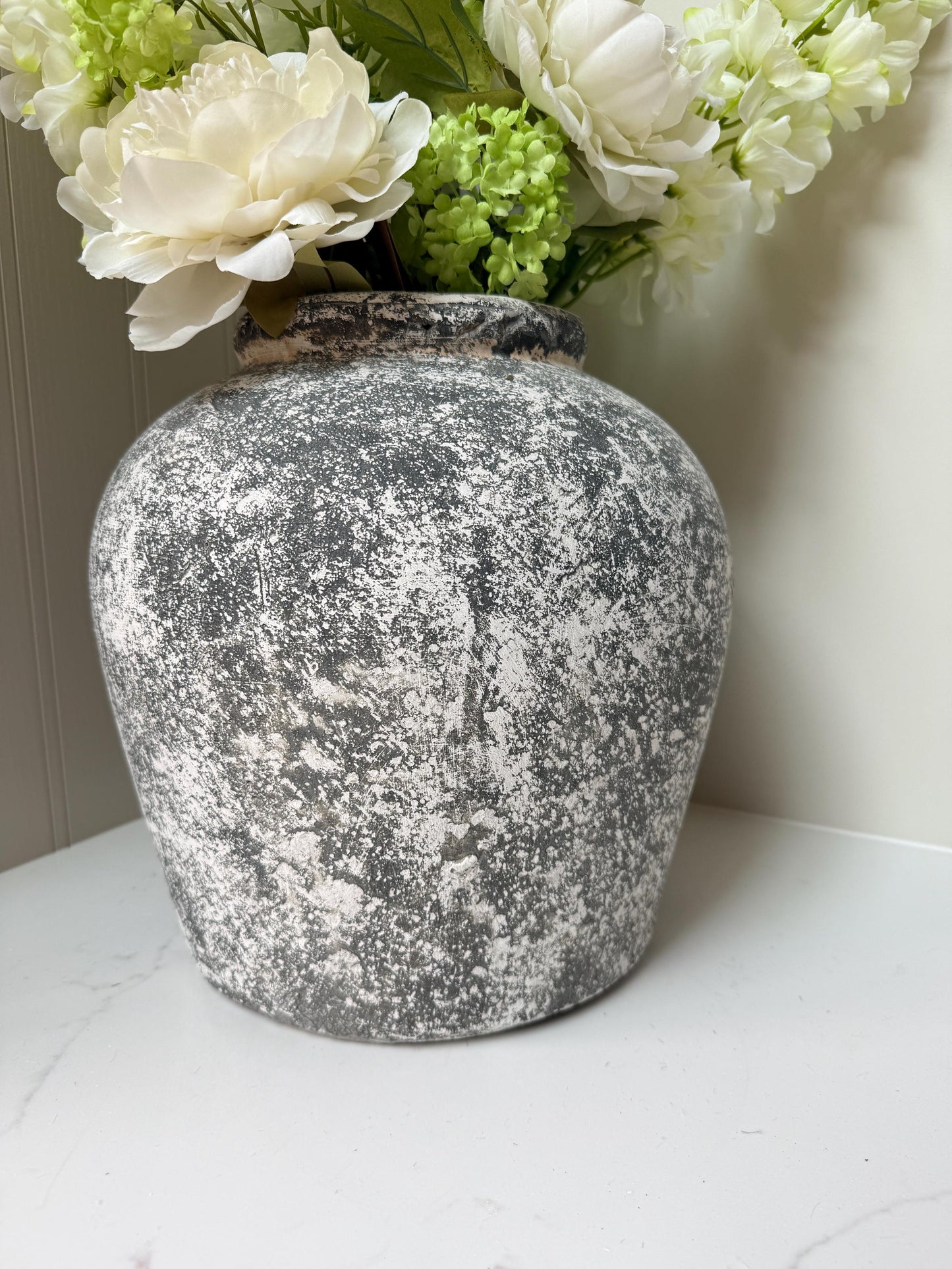 Aged Stone Luxury Vase