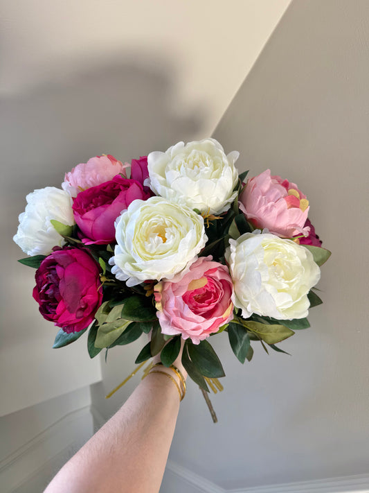 Aria Pink Peonies Bouquet