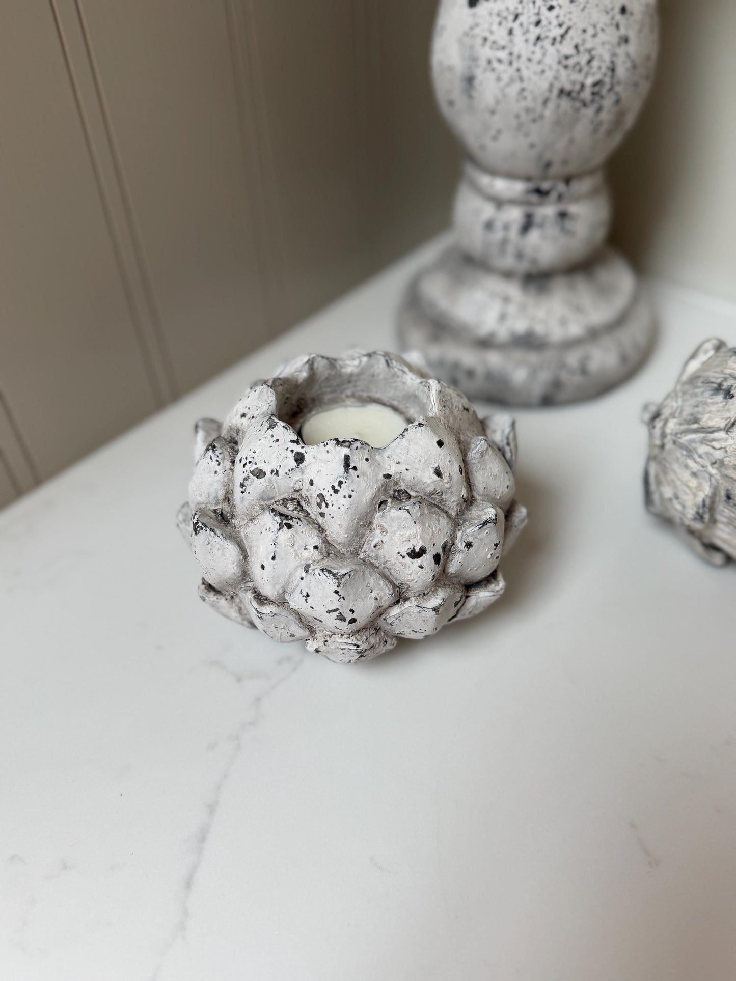 Rustic Acorn Tealight Candle Holder