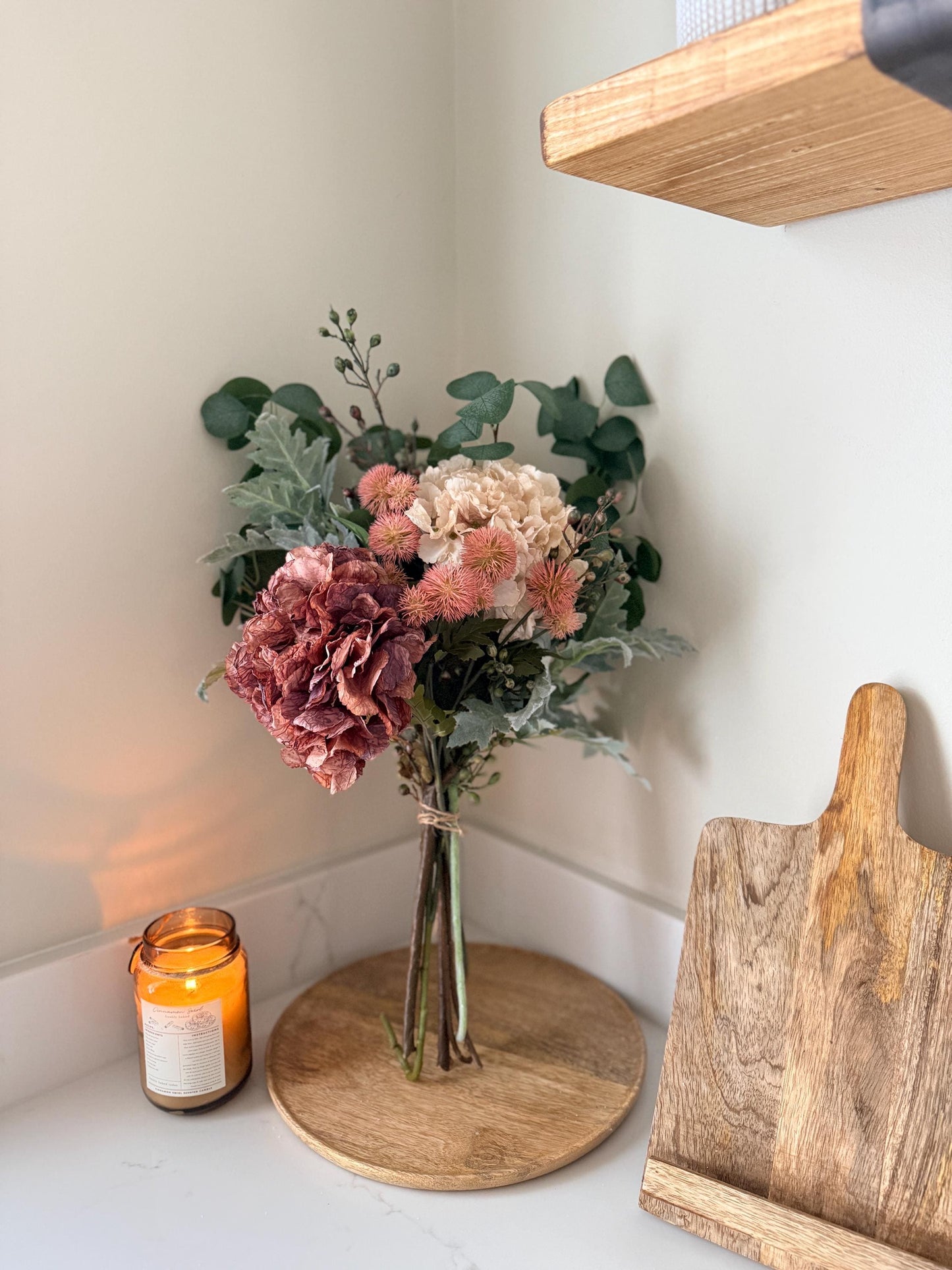 Ava – Handmade Luxury Silk Autumn Floral Bouquet Arrangement