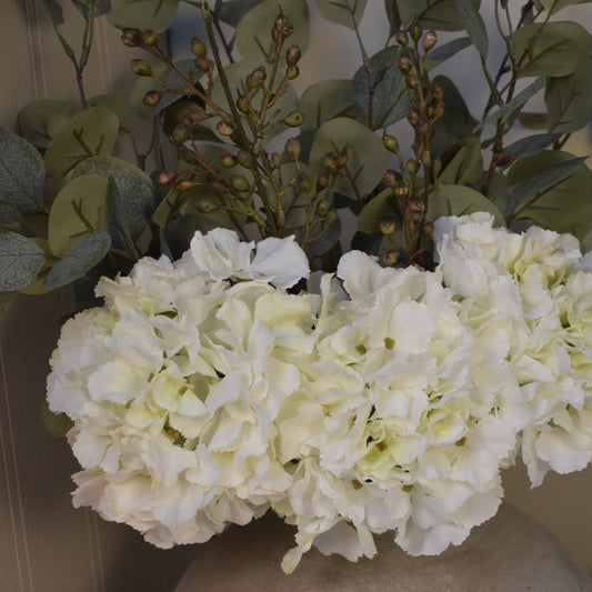 White Hydrangea Bouquet - NalaWillowCo