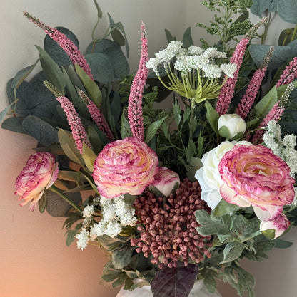 Rosie Pink Wildflower Bouquet