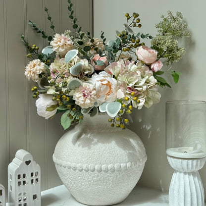 Beige Large Olympia Terracotta Vase