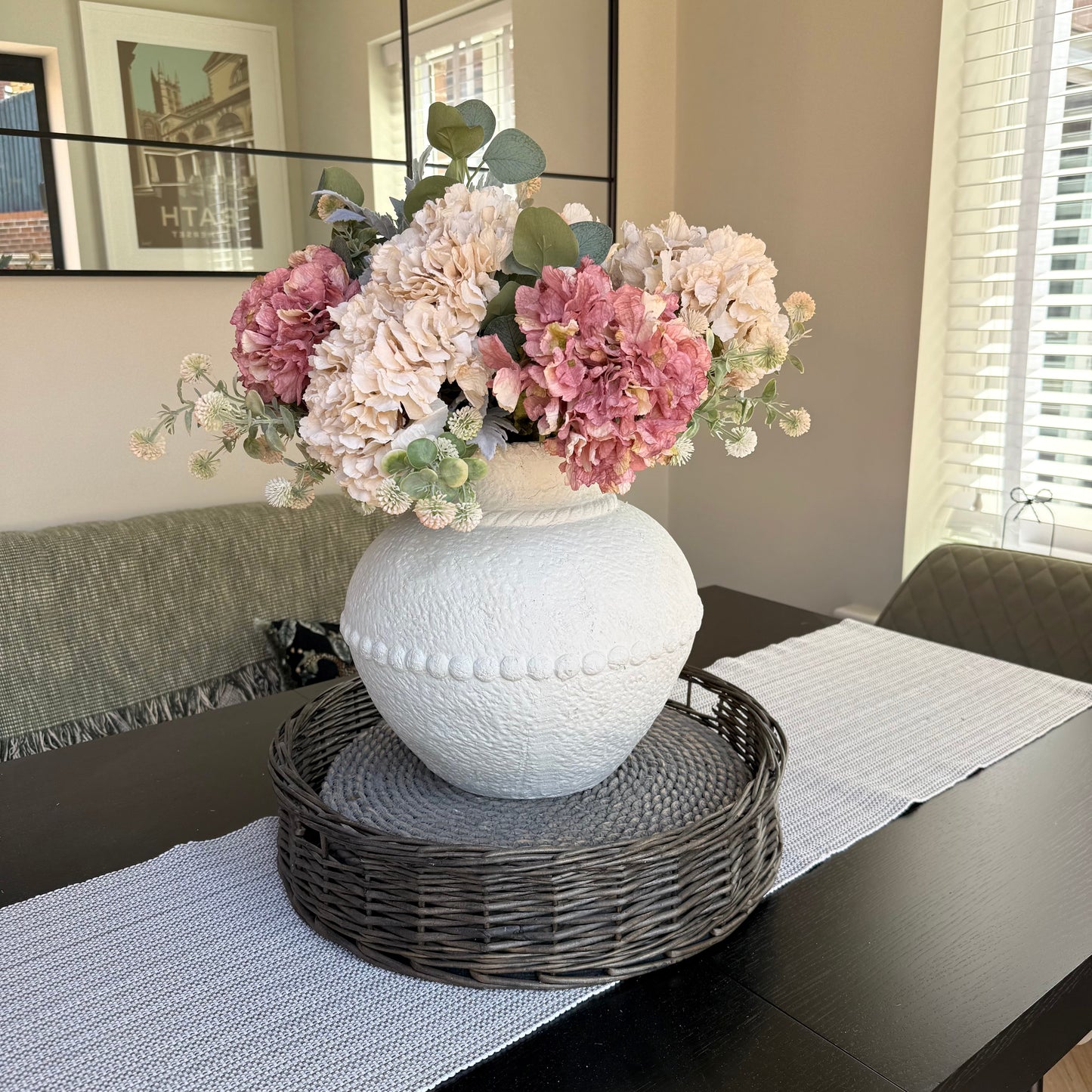 Matilda - Dusky Pink & Oyster Hydrangea Bouquet