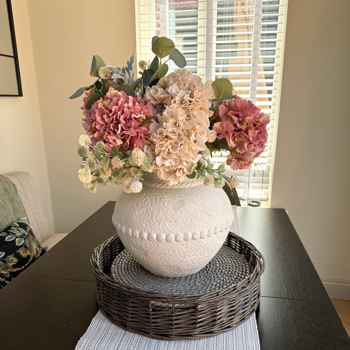 Matilda - Dusky Pink & Oyster Hydrangea Bouquet
