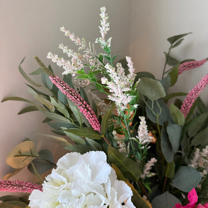 Elodie - Hot Pink Hydrangea Bouquet