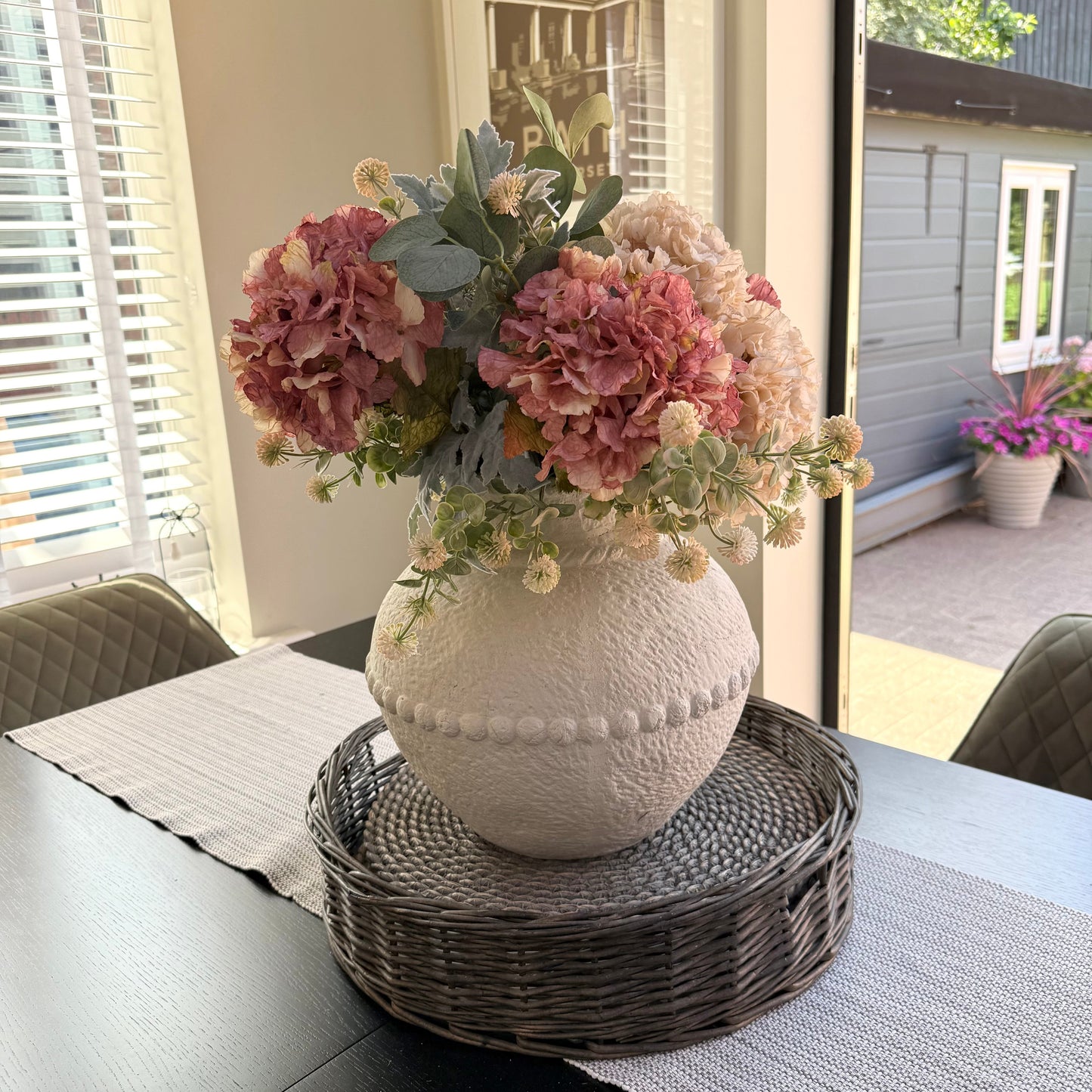 Matilda - Dusky Pink & Oyster Hydrangea Bouquet