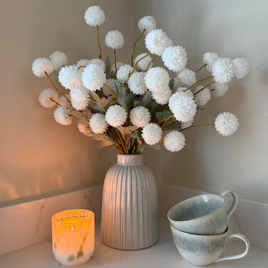 White PomPom Sprays