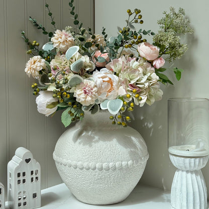 Beige Large Olympia Terracotta Vase