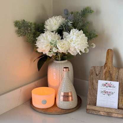 White Meadow Faux Arrangement