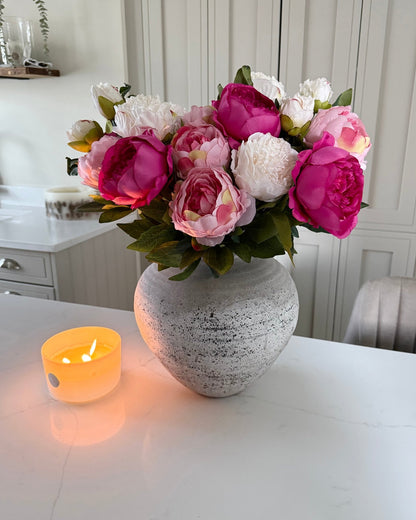 Aria Pink Peonies Bouquet - NalaWillowCo