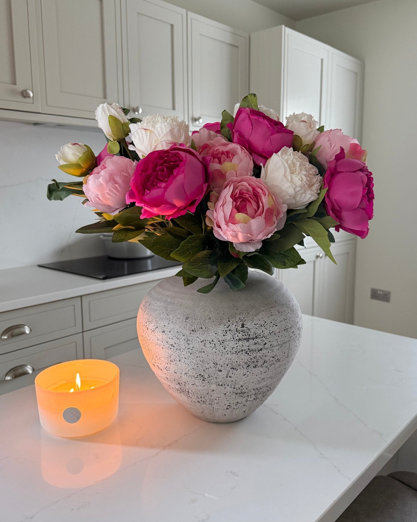Aria Pink Peonies Bouquet - NalaWillowCo