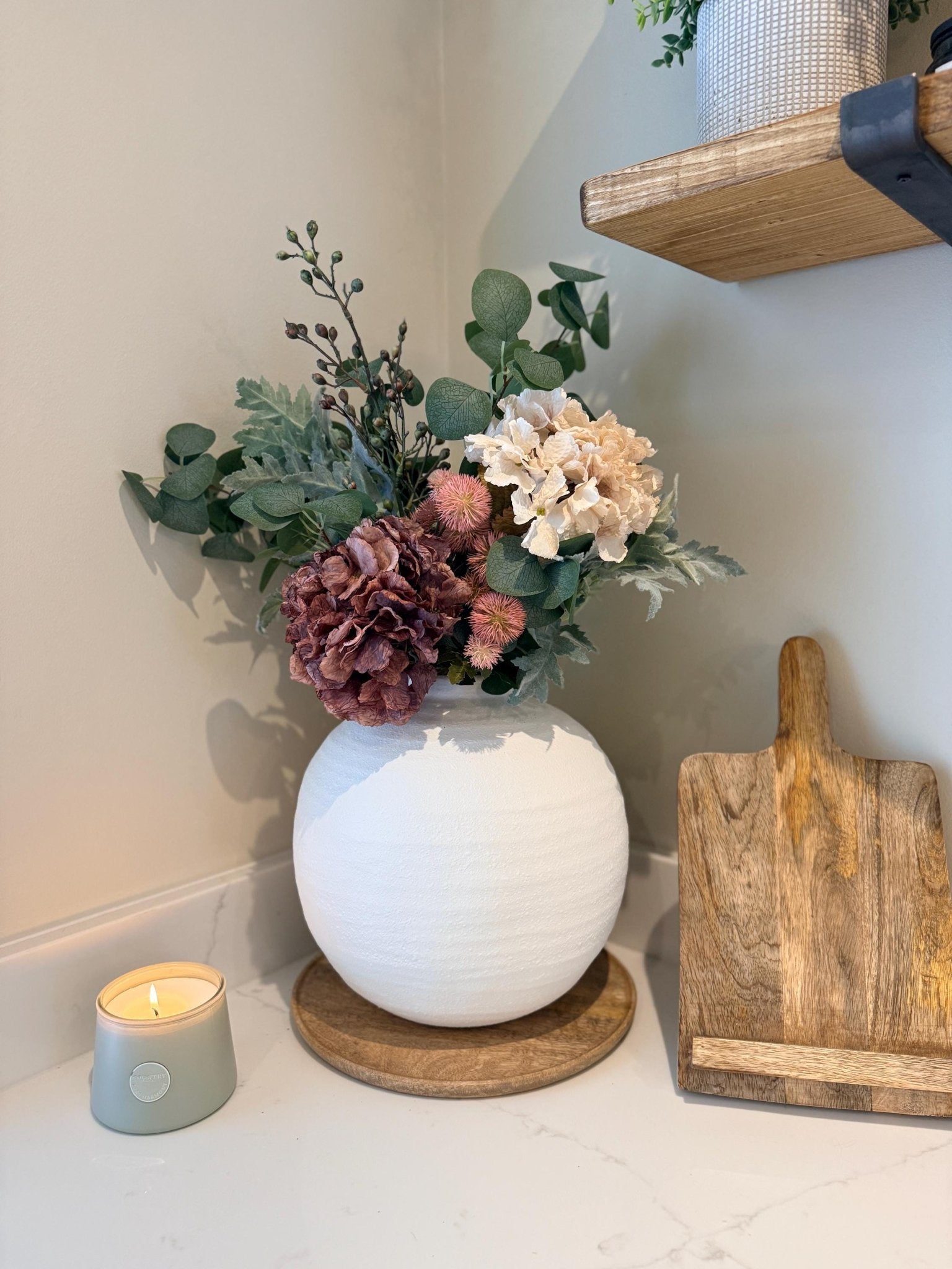 Ava – Handmade Luxury Silk Autumn Floral Bouquet Arrangement - NalaWillowCo
