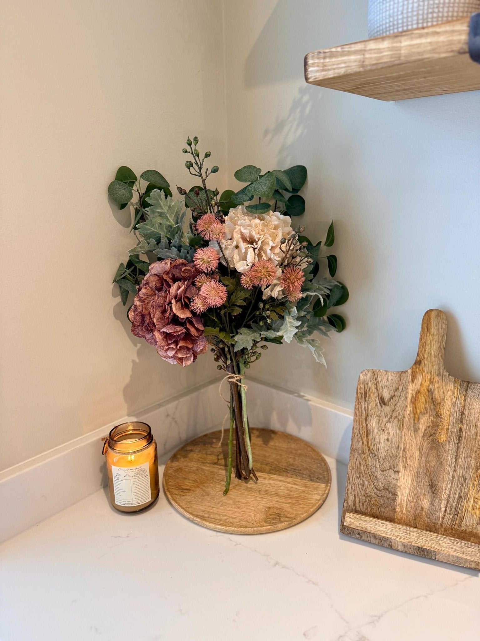 Ava – Handmade Luxury Silk Autumn Floral Bouquet Arrangement - NalaWillowCo