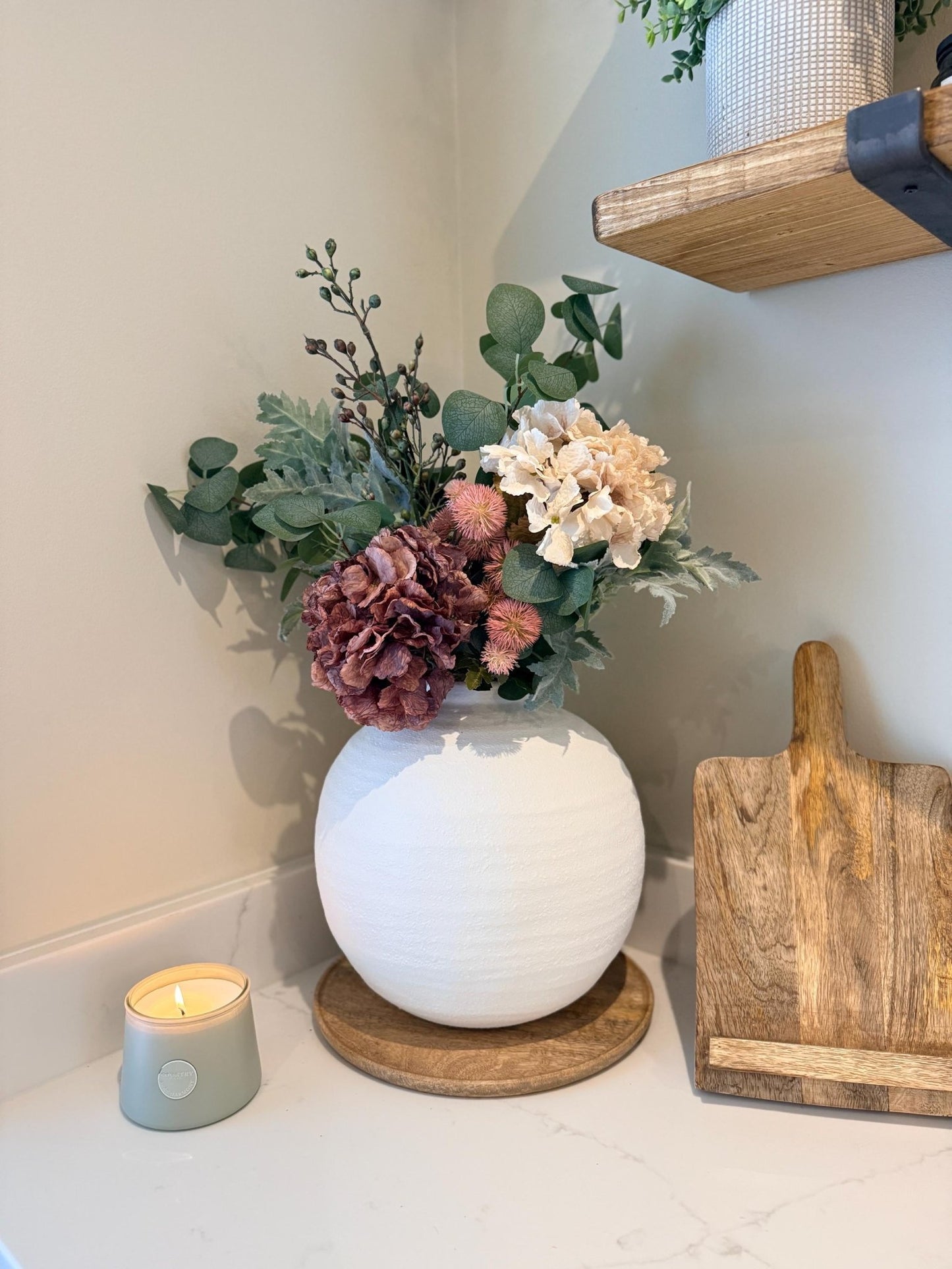 Ava – Handmade Luxury Silk Autumn Floral Bouquet Arrangement - NalaWillowCo