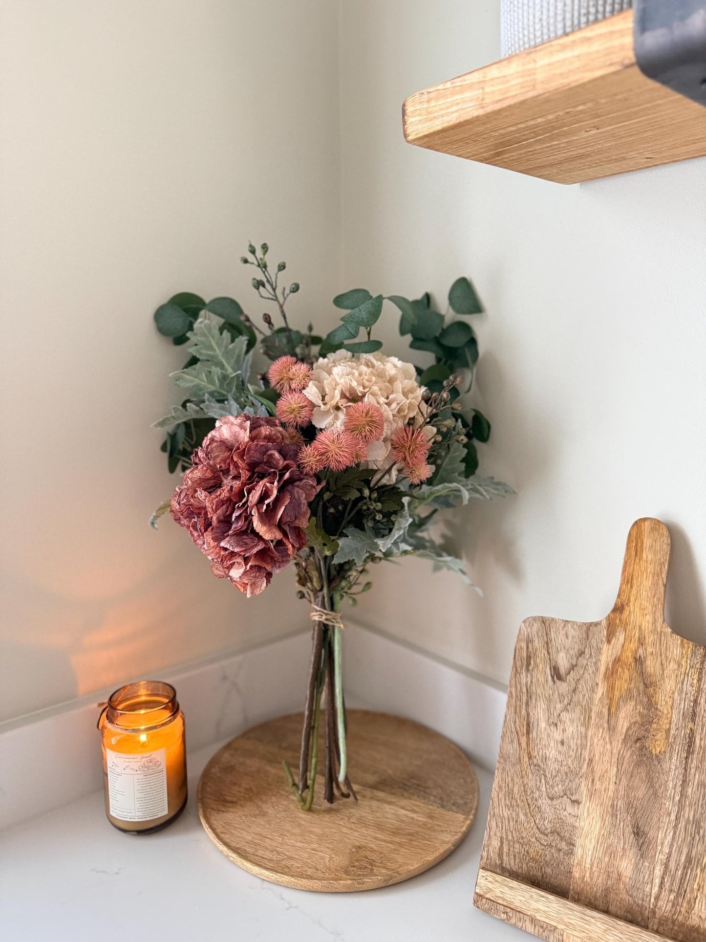 Ava – Handmade Luxury Silk Autumn Floral Bouquet Arrangement - NalaWillowCo