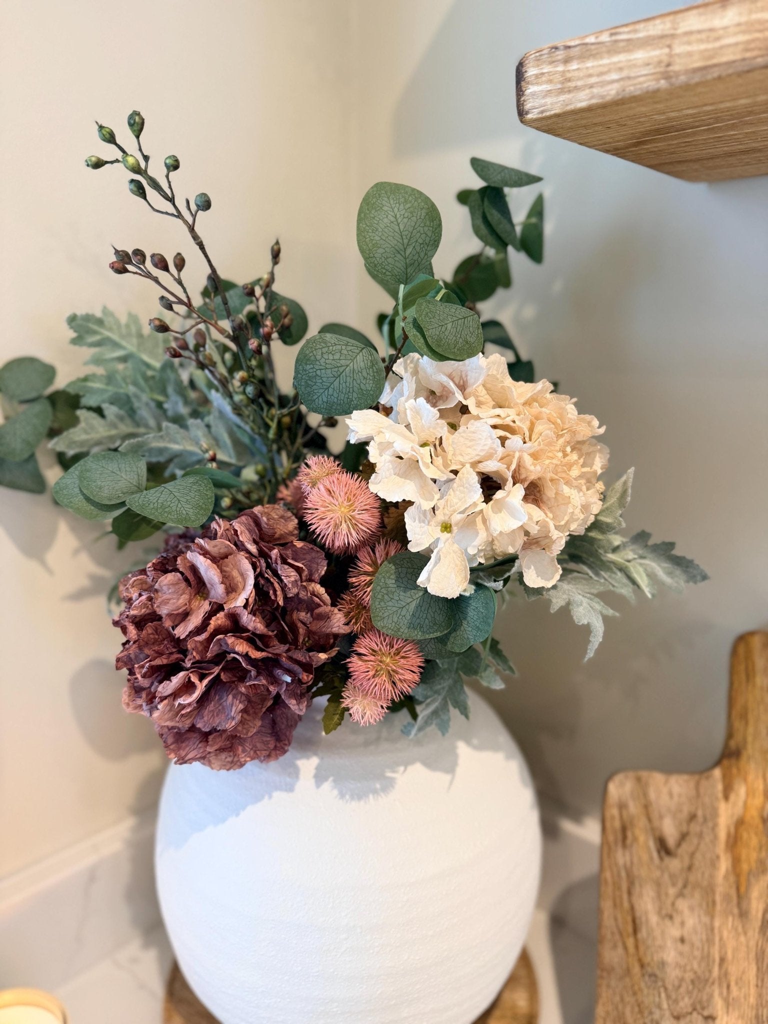 Ava – Handmade Luxury Silk Autumn Floral Bouquet Arrangement - NalaWillowCo