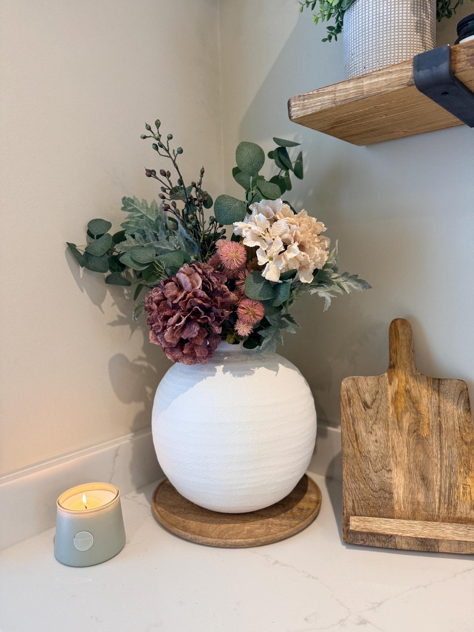 Ava – Handmade Luxury Silk Autumn Floral Bouquet Arrangement - NalaWillowCo