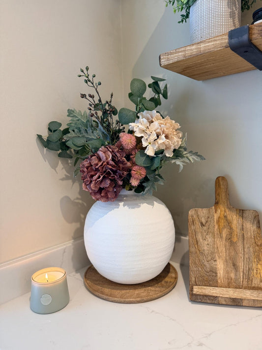 Ava – Handmade Luxury Silk Autumn Floral Bouquet Arrangement - NalaWillowCo