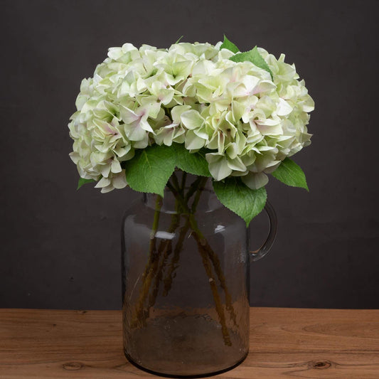 Single Green Hydrangea Faux Flower