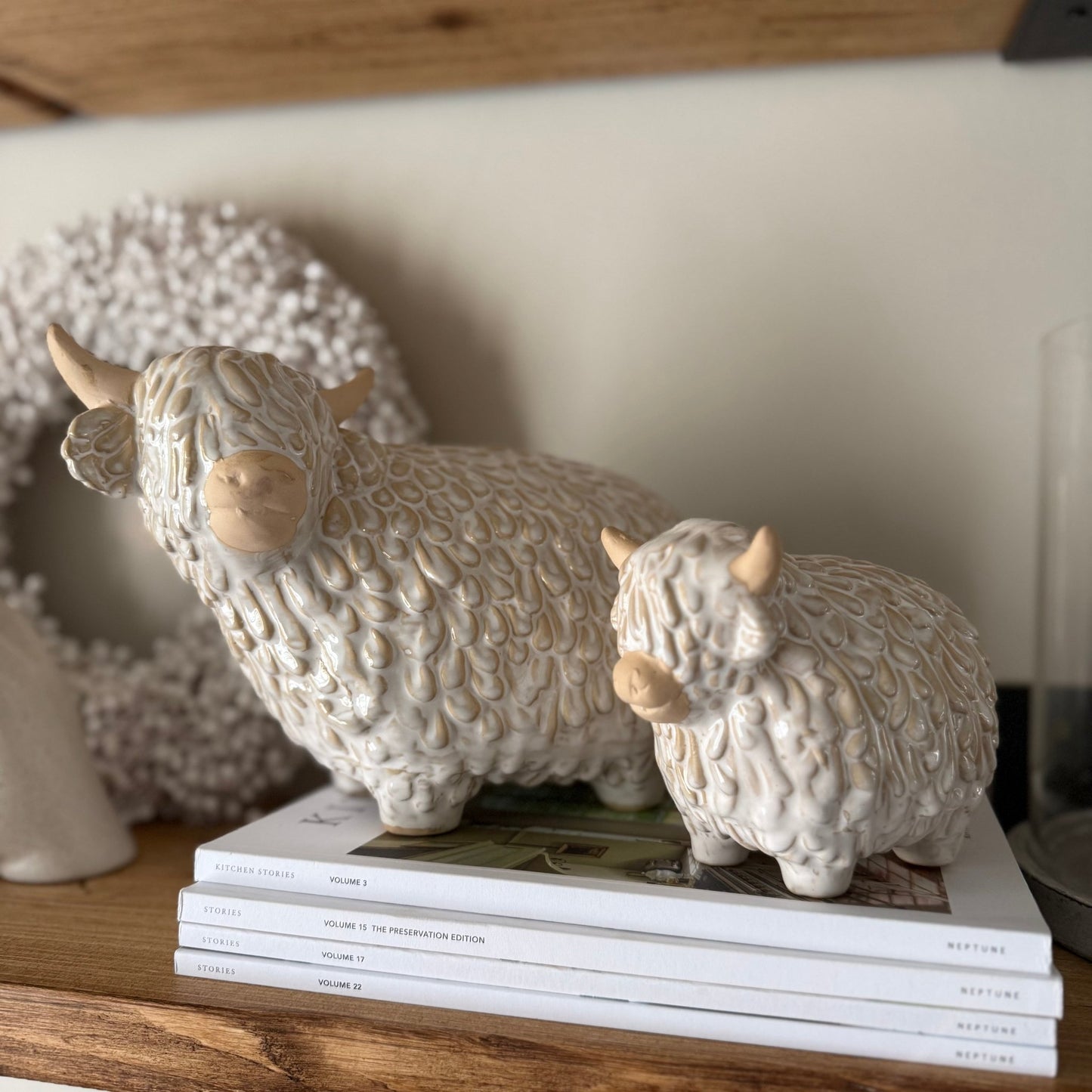 Ceramic Highland Cow Ornament - NalaWillowCo