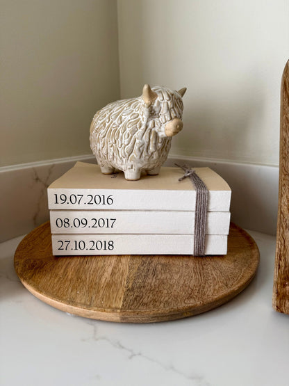 Ceramic Highland Cow Ornament - NalaWillowCo