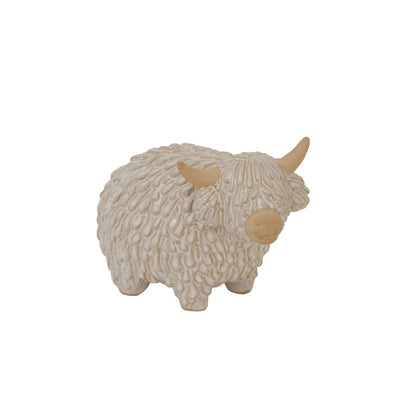 Ceramic Highland Cow Ornament - NalaWillowCo