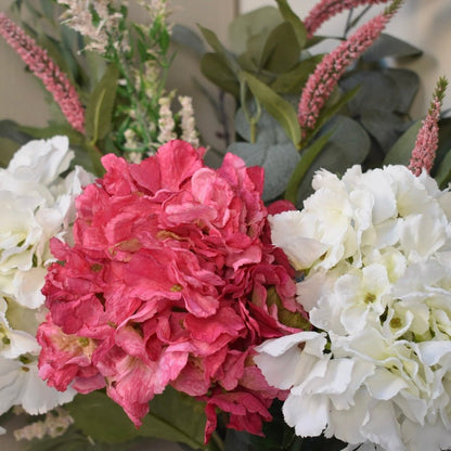 Elodie - Hot Pink Hydrangea Bouquet - NalaWillowCo