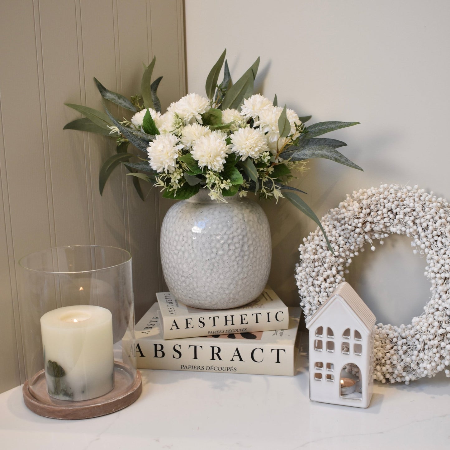 Ivory Bloom Hydrangea Bouquet - NalaWillowCo