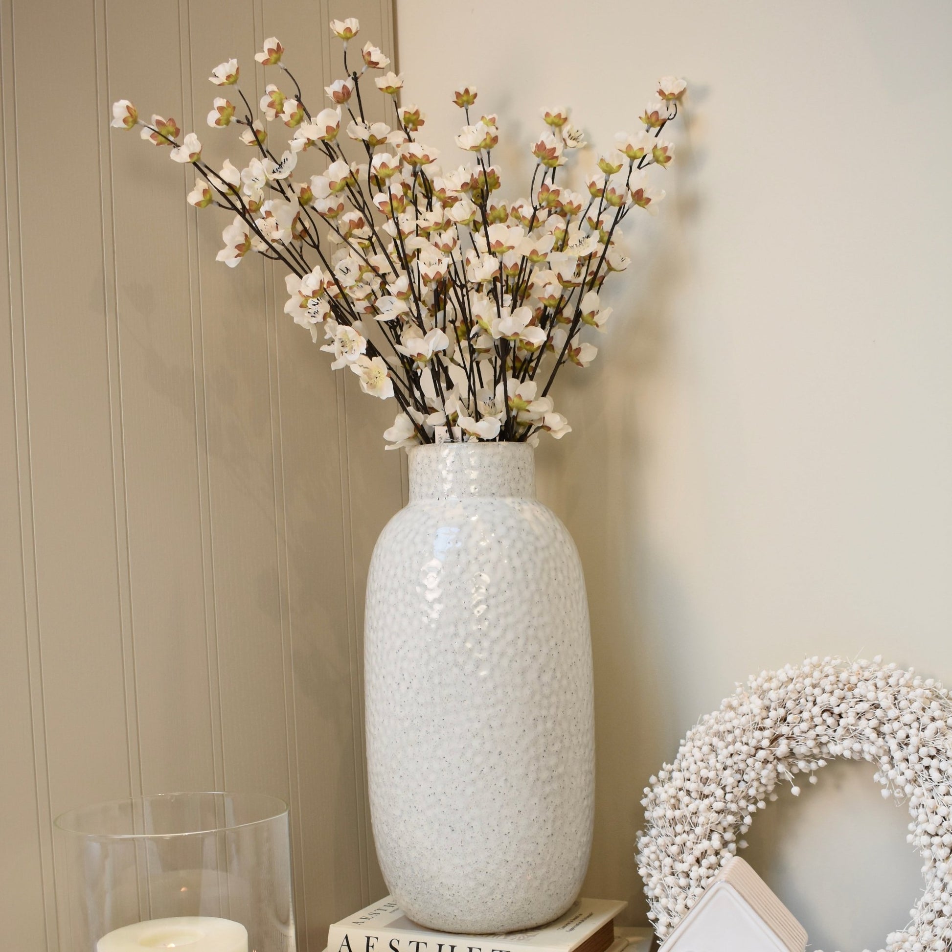 Ivory Cherry Blossom Sprays - NalaWillowCo
