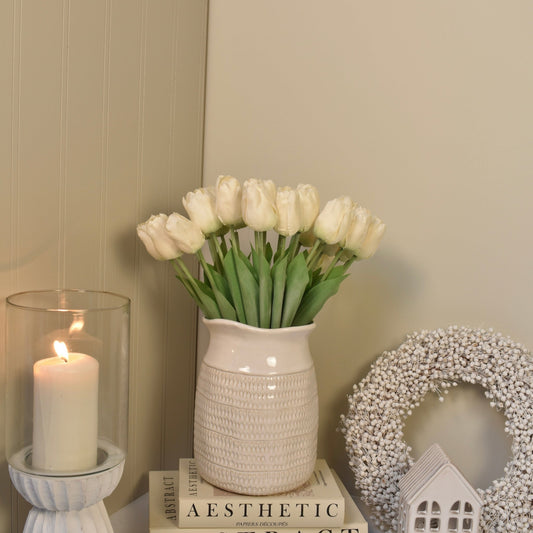 Ivory Tulip Stems - NalaWillowCo