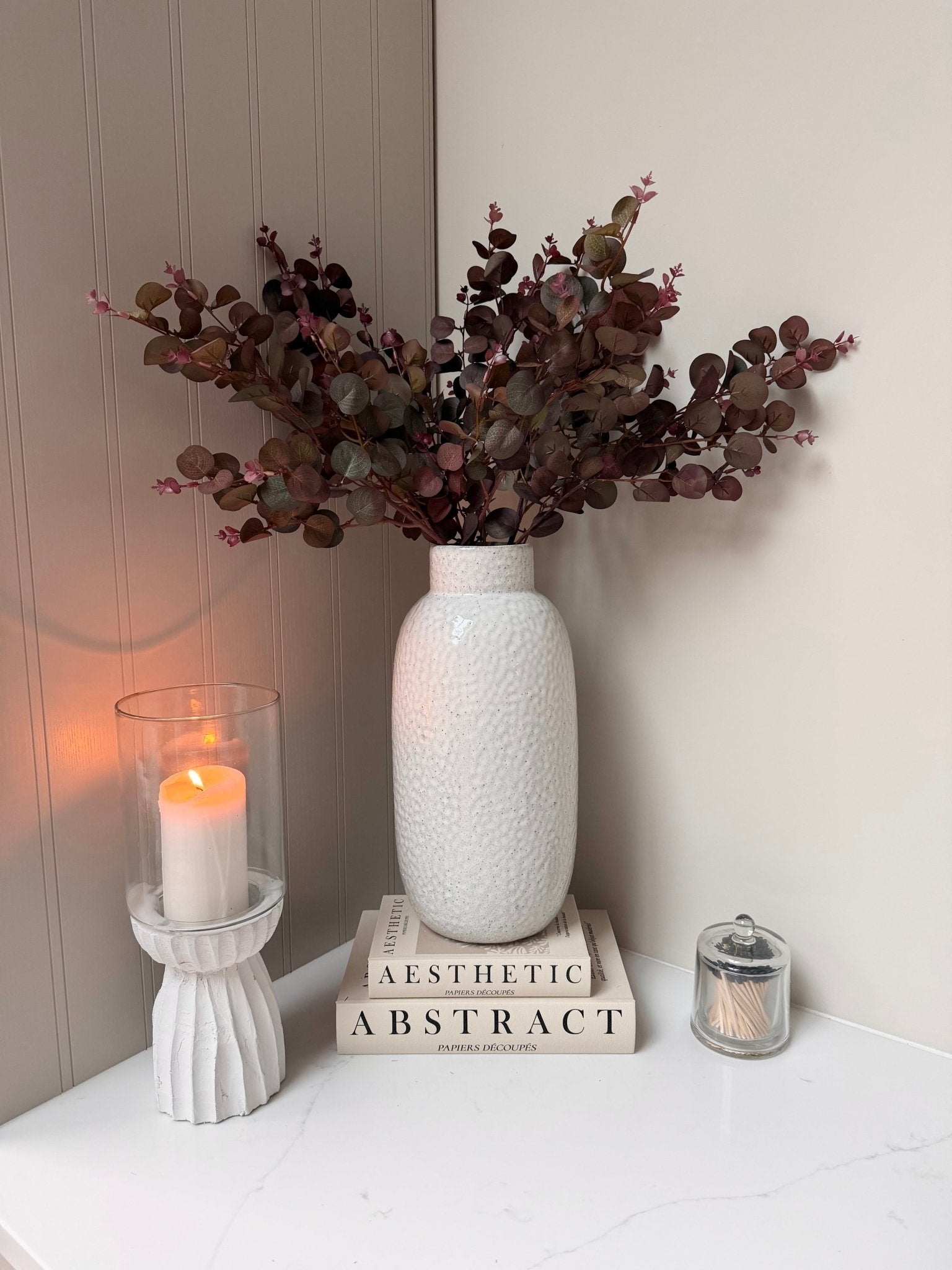 Luxury Wine Burgundy Eucalyptus Stem - NalaWillowCo