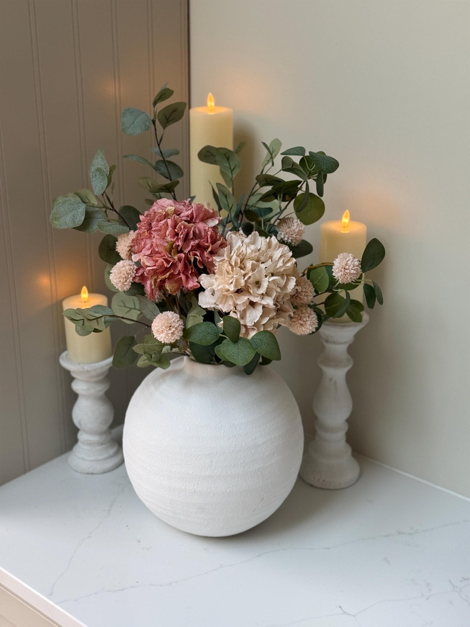 Maeva – Handmade Luxury Silk Autumn Floral Bouquet Arrangement - NalaWillowCo