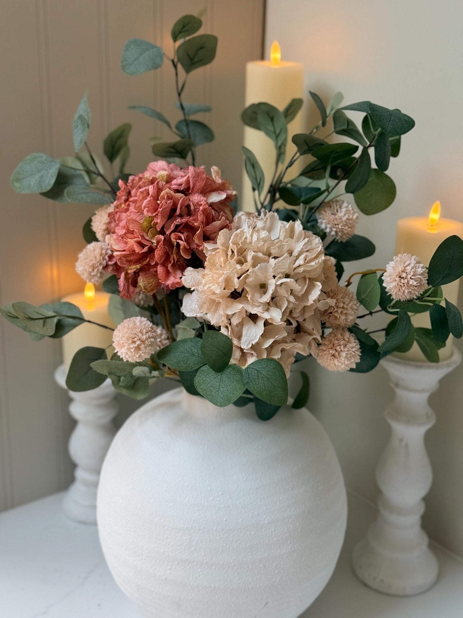 Maeva – Handmade Luxury Silk Autumn Floral Bouquet Arrangement - NalaWillowCo