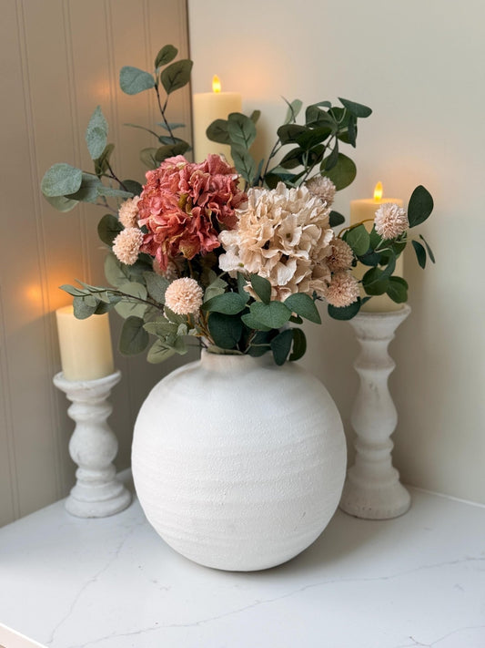 Maeva – Handmade Luxury Silk Autumn Floral Bouquet Arrangement - NalaWillowCo