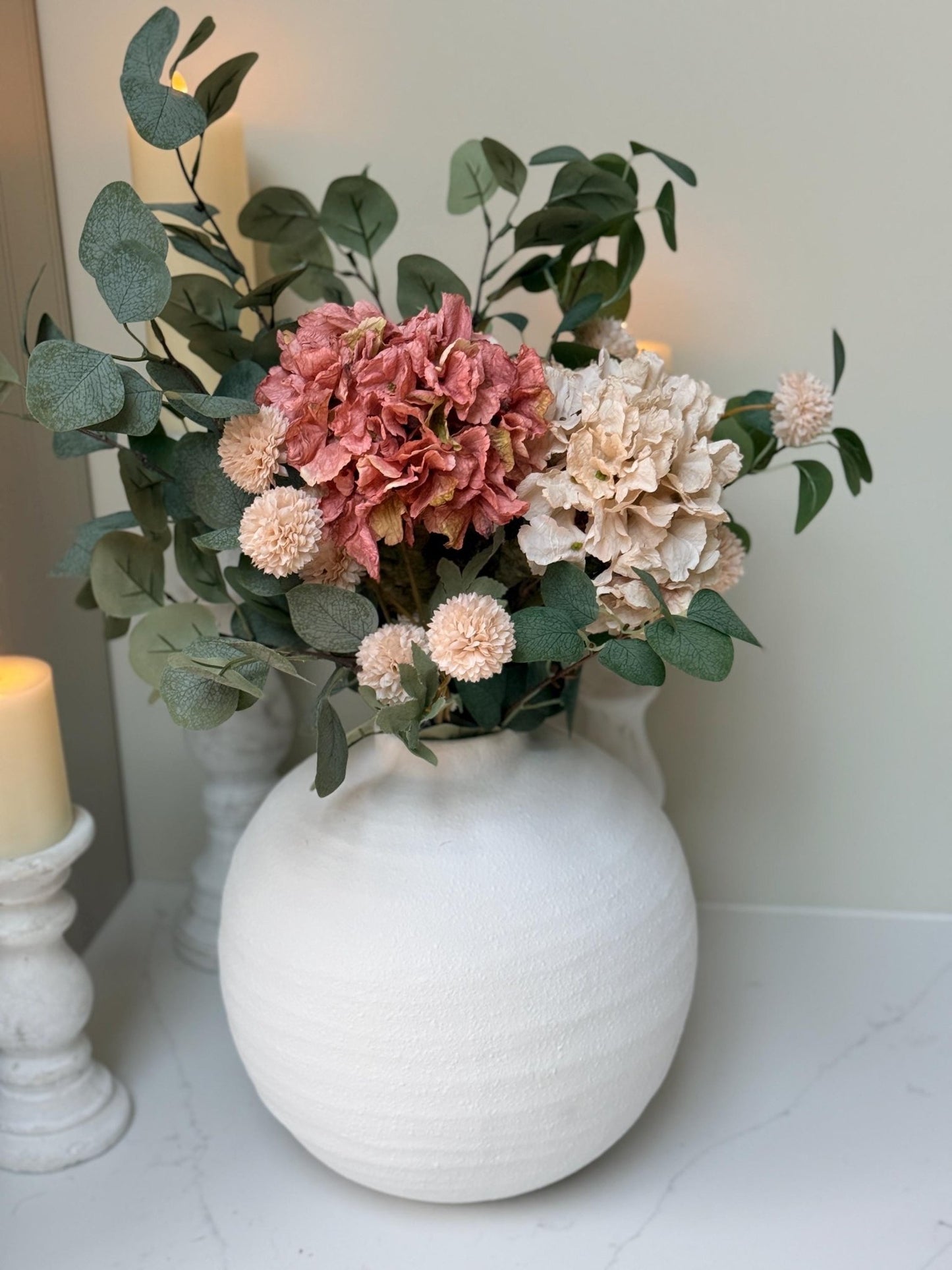 Maeva – Handmade Luxury Silk Autumn Floral Bouquet Arrangement - NalaWillowCo