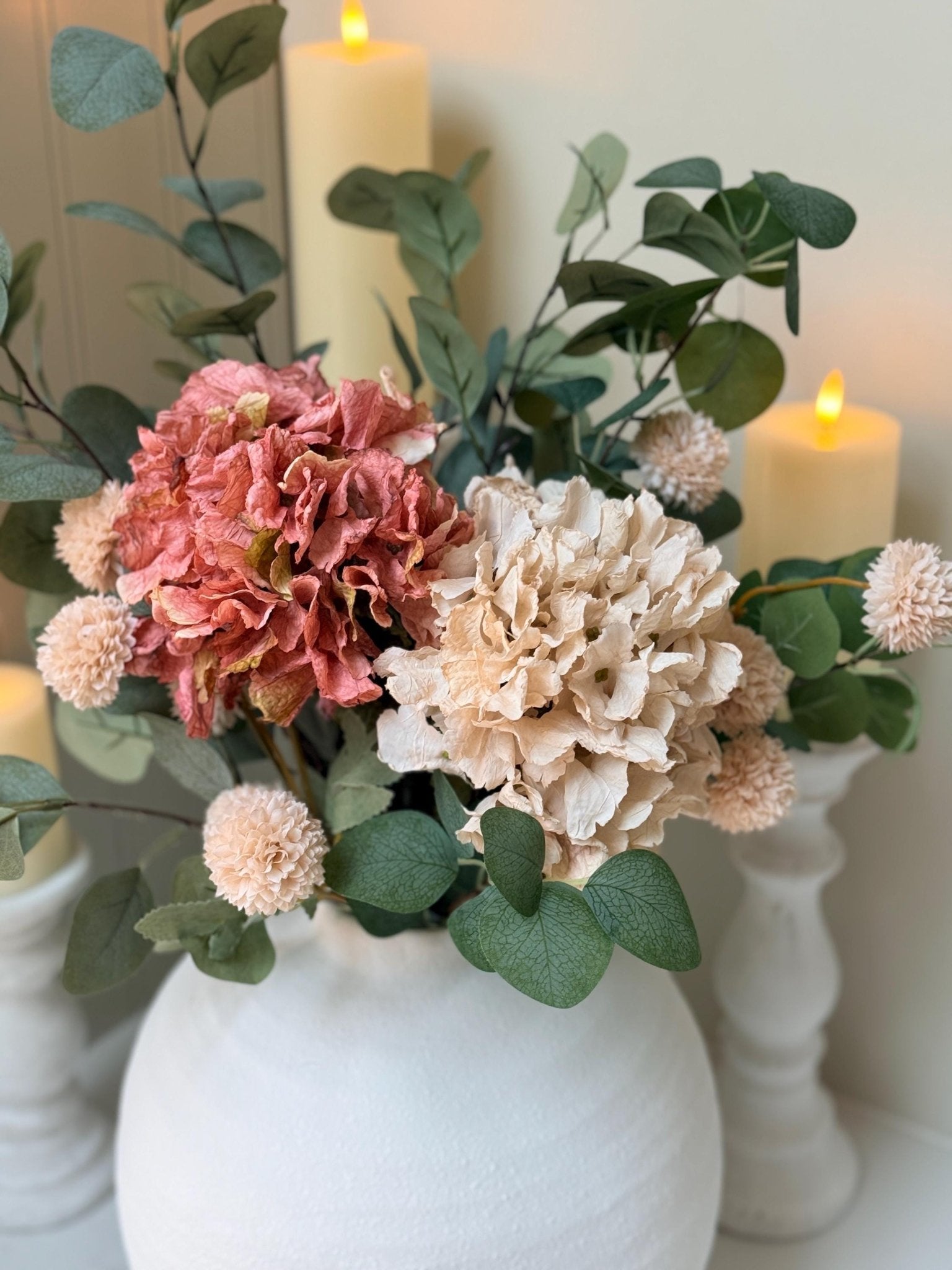 Maeva – Handmade Luxury Silk Autumn Floral Bouquet Arrangement - NalaWillowCo