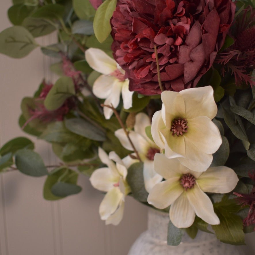Magnolia & Peony Bloom Bouquet - NalaWillowCo