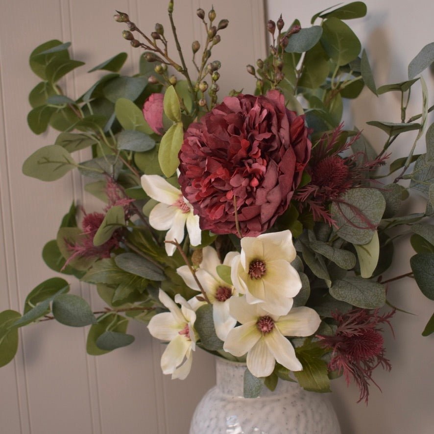 Magnolia & Peony Bloom Bouquet - NalaWillowCo