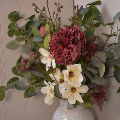 Magnolia & Peony Bloom Bouquet - NalaWillowCo