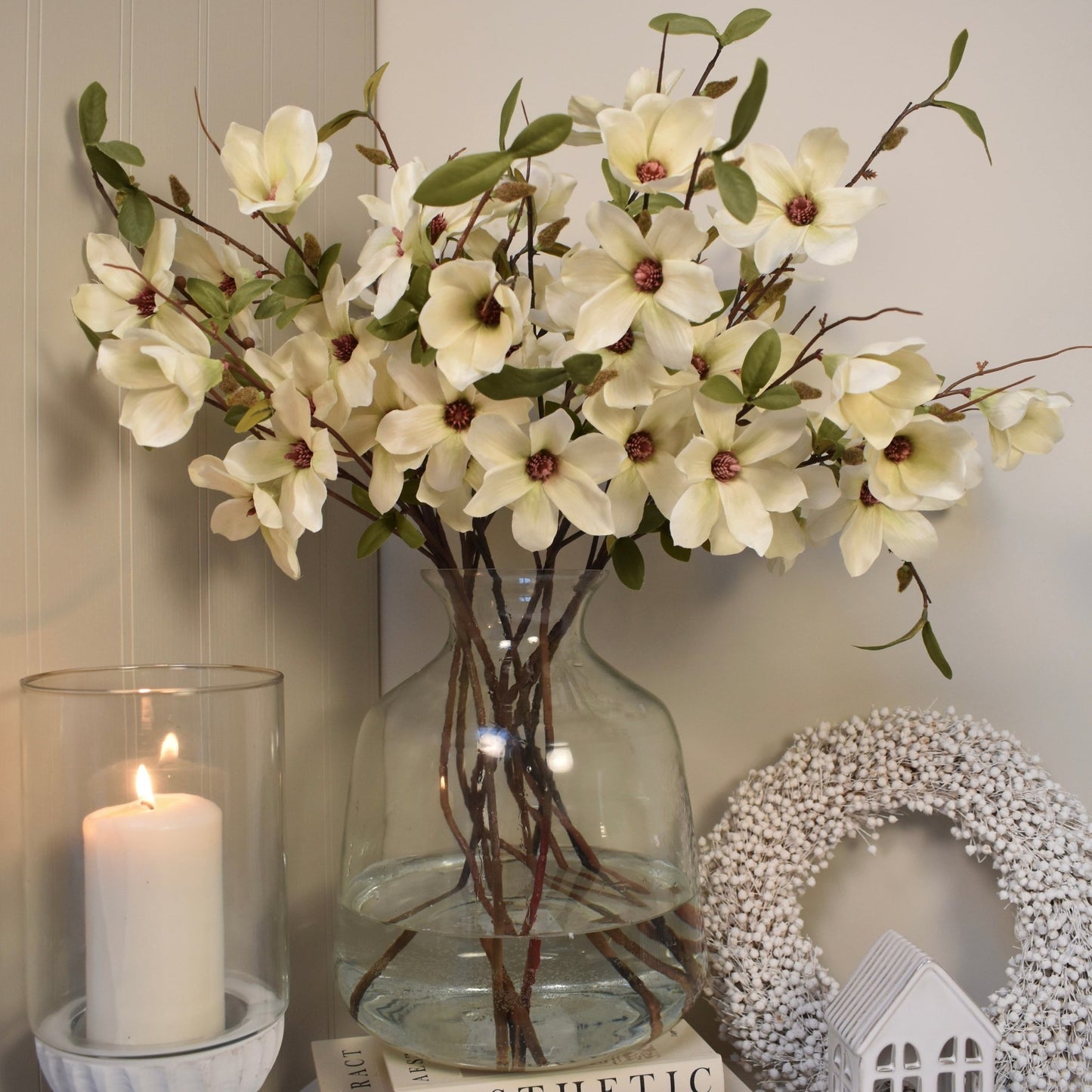Magonlia Spray Stems - NalaWillowCo