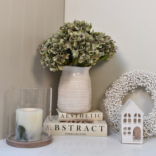 Pale Green Hydrangea Stem - NalaWillowCo