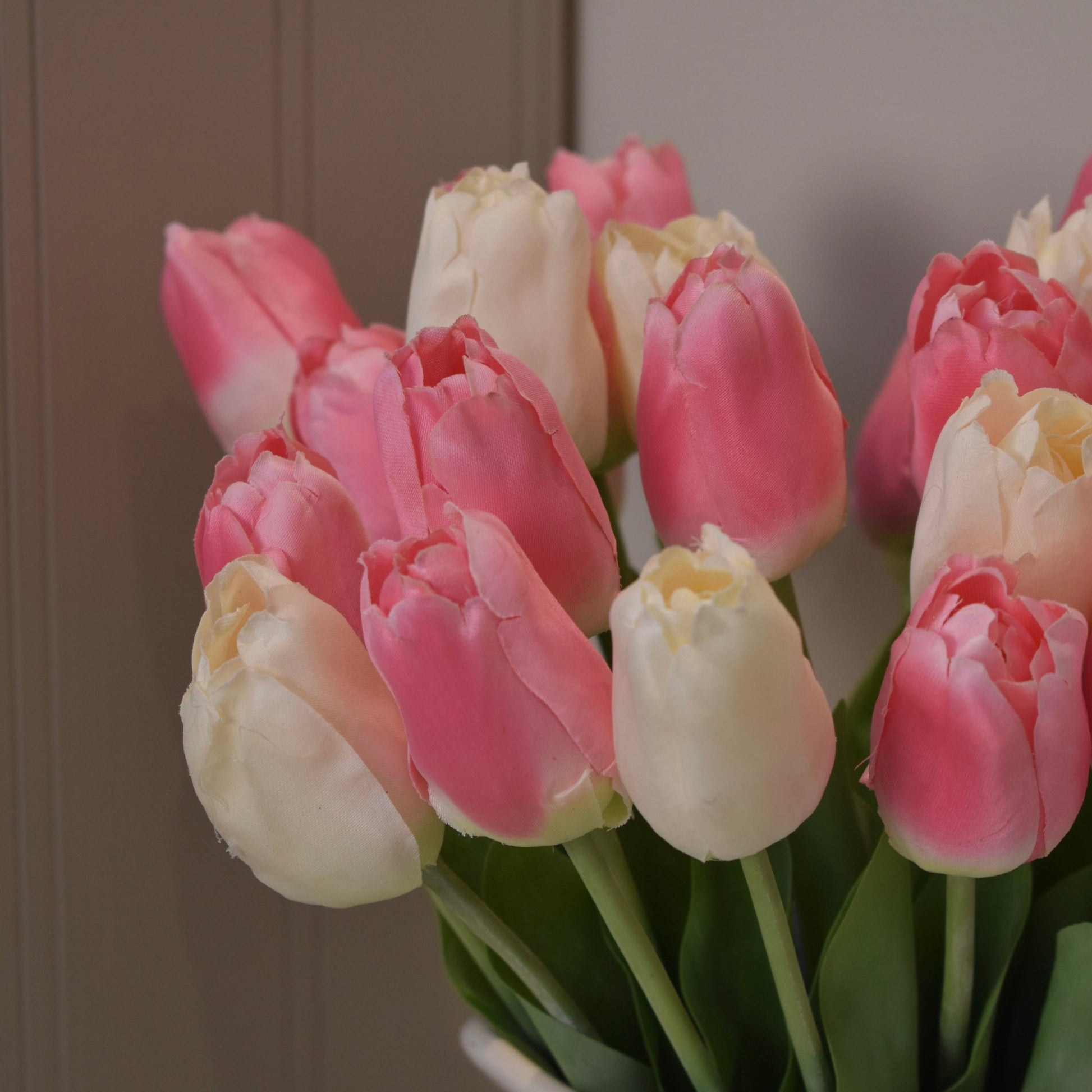 Pink & Ivory Tulip Stems - NalaWillowCo
