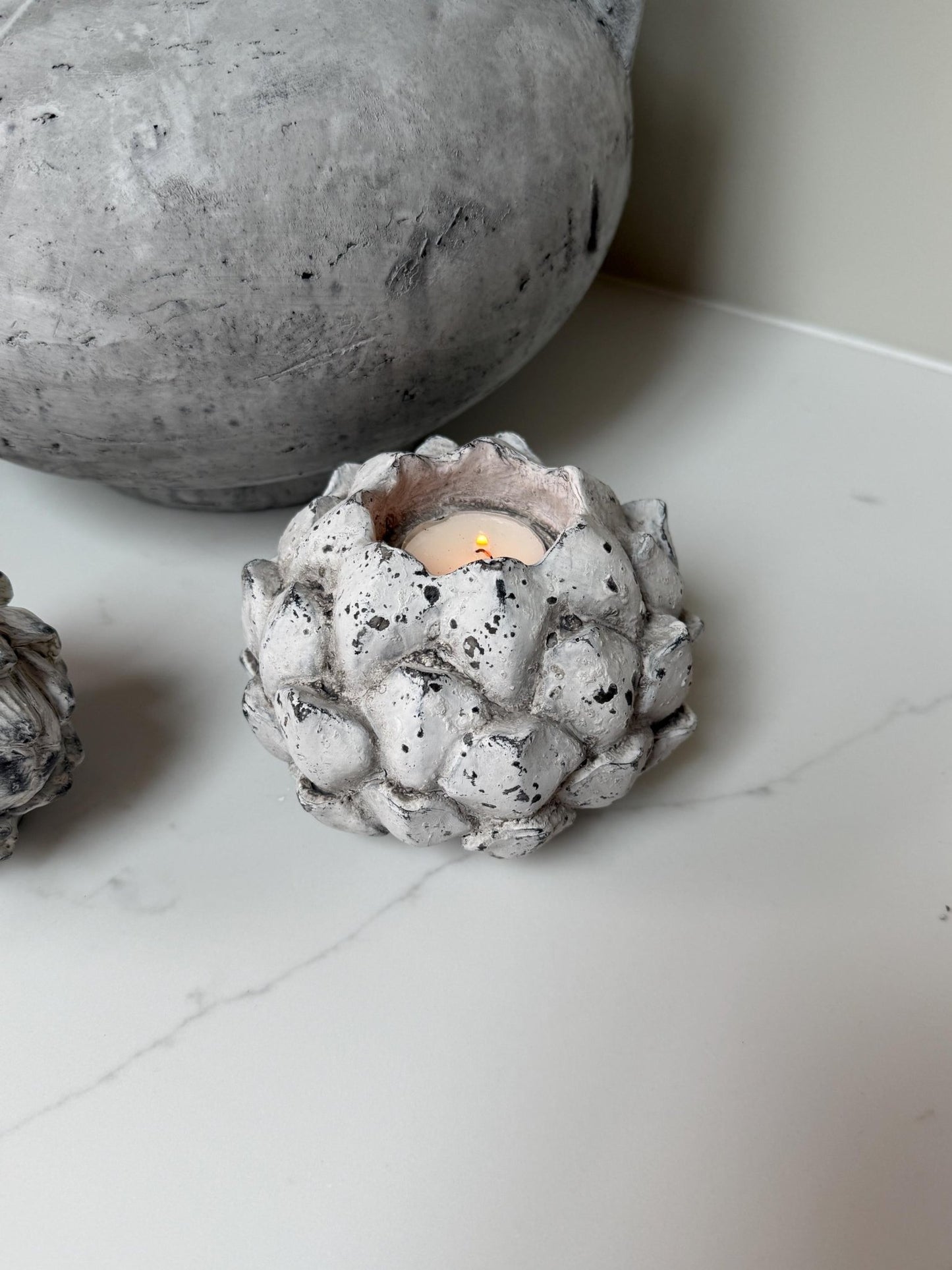 Rustic Acorn Tealight Candle Holder - NalaWillowCo