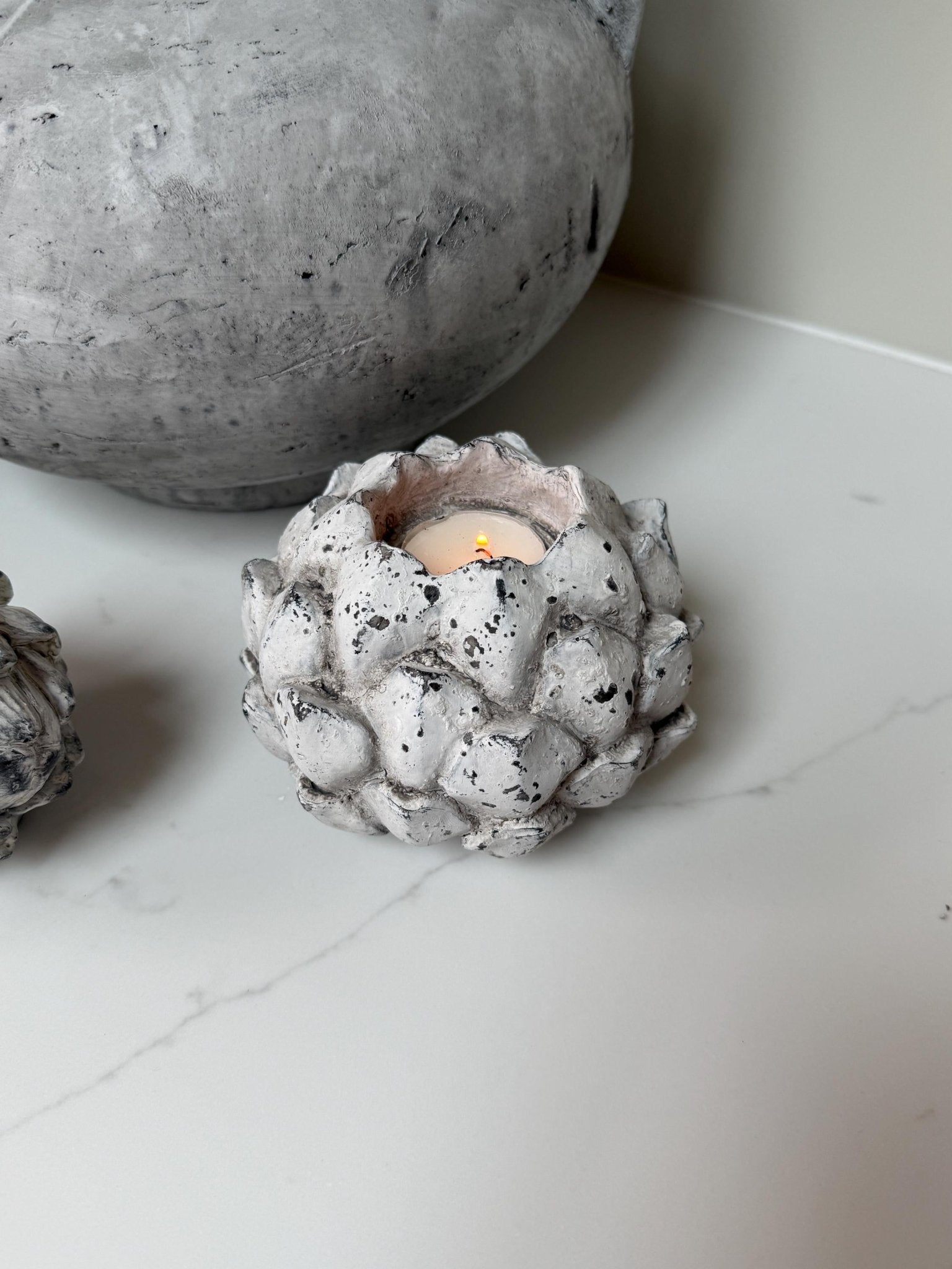 Rustic Acorn Tealight Candle Holder - NalaWillowCo
