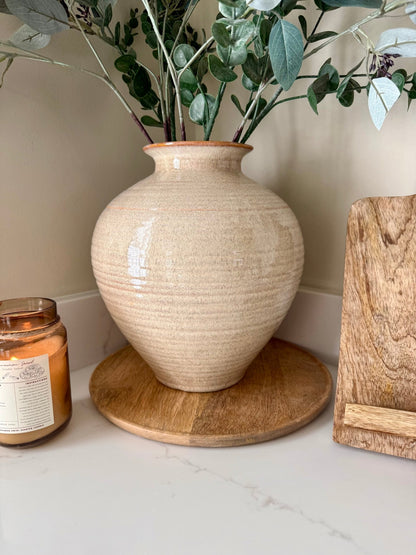 Sabbia Brindled Bowl Vase - NalaWillowCo