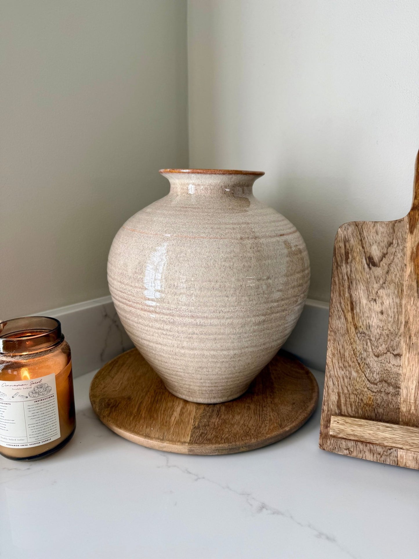 Sabbia Brindled Bowl Vase - NalaWillowCo